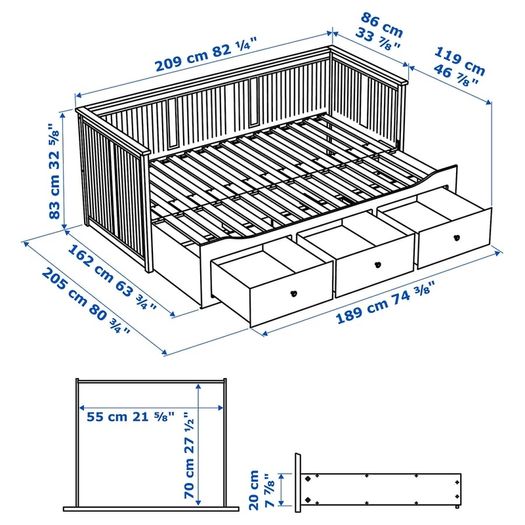 Hemnes Ikea Bed Frame