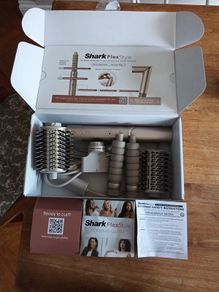 Shark FlexStyle 4 in One Air Styler Champagne Gold Used Once Boxed