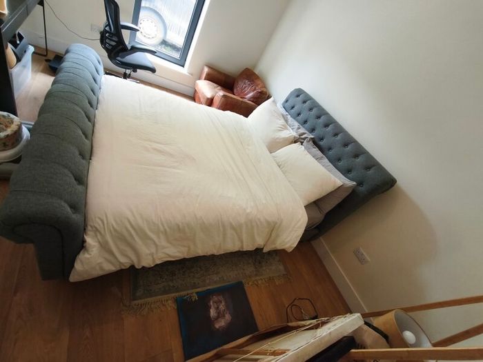 Ez living Sleigh Bed