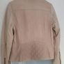 CARLA F 100% Lamb Skin biker style leather jacket Sz 36 (Fit 8-10UK) - Rrp 350 (New) Image 8