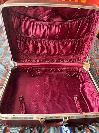 suitcase in old fashioned style