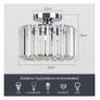 Brand New FRIDEKO HOME Modern Crystal Ceiling Light - Vintage K9 Crystal Chandelier. Image 3