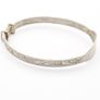 Childs Hand Engraved Silver Bangle Image 3