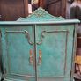 Set of Chest of Drawers with Mirror and 2 Lockers Image 3