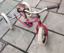 Trybike 2-in-1 Steel Balance Trike / Bike (Vintage Red)