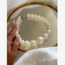 Stunning Lace Necklace with Pearl Charm Image 5