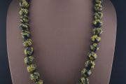 Antique Murano Style Millefiori Glass Beads Necklace 22 inches Strands