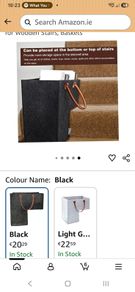 Basket / storage for the stairs