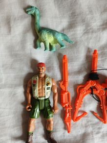 harpoon harrison action figure - jurassic park 1993 kenner