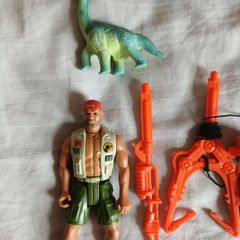 harpoon harrison action figure - jurassic park 1993 kenner