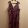 Debenhams purple dress (size 20) Image 3