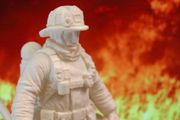 3D Printed Firefighter Figurine