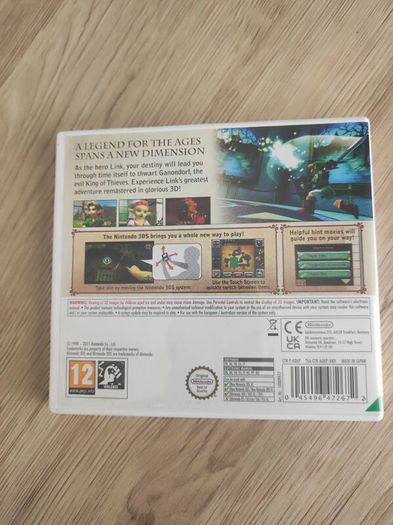 Zelda Ocarina of time 3 ds game