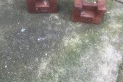 2. 25 kg weights. Great door stops