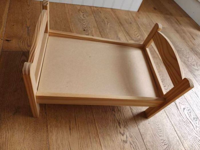 Wooden Doll Bed