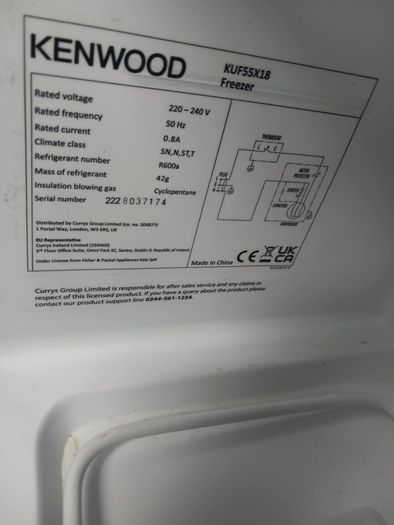 Freezer Kenwood