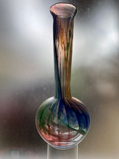 Vintage Phounician Glass Vase Malta