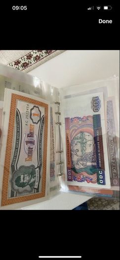 UNC World Lot 100 PCS Notes From 100 Different Countries / Region, UNC Original Genuine Real Note for Collection, ( Out of Use Now )