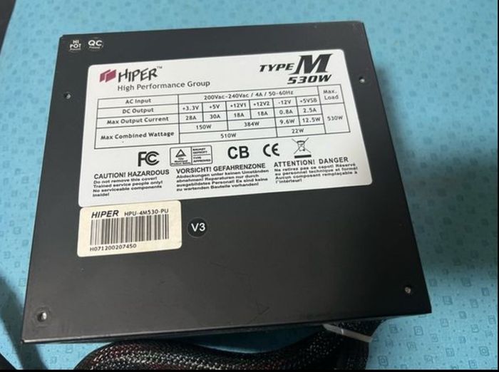 Desktop power supply ( Hiper 530 watts PS for sale)