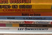 12 comics, mainly French.