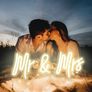 Mr Mrs Neon Signs Neon Light Led Decorative Neon Sign (15.9 inch x 6.1 inch) Image 6