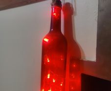 battery operated light bottle