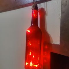battery operated light bottle