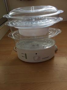 Cookworks 3Tier Steamer and Rice Bowl