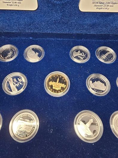 Canada 1992 Silver Proof 25 Cents 125th Anniversary of Confederation in Original Holder with COAs