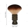 Neck Duster Hairdresser / Barber Face Duster Nail Dust Brush Soft Neck Brush - Brown Image 6