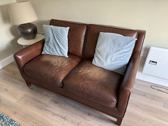 Leather 2 Seater Couch
