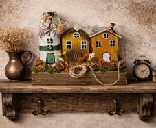 handmade wooden houses!