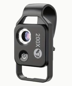 Portable Cell Phone Microscope Lens, 200X Zoom, new, unopened.