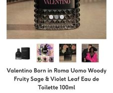 Valentino Uomo 100ml parfum for him