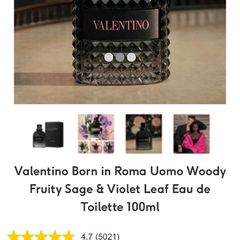 Valentino Uomo 100ml parfum for him