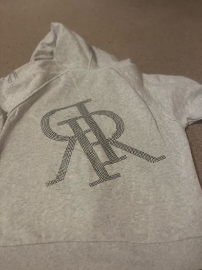 River Island Womens grey " RI Couture " zip trough hoodie