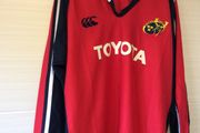 Munster Jersey. Season 2004/2005. Official Canterbury Mens Home Munster Long Sleeved Rugby Jersey. Authentic Original From 2004. Not A Modern Day Remake.