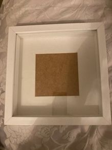 White square picture frame 254mm X 254mm, unused