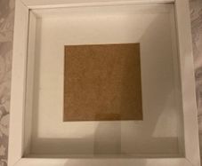 White square picture frame 254mm X 254mm, unused