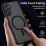 Magnetic Case for Samsung Galaxy A37, Samsung A57 Compatible with Magsafe, Matt Translucent Mobile Phone Case, Scratch-Resistant PC Back + TPU Bumper Image 7
