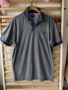 T-shirt Bnwt lerros striped polo Tshirt size large rrp 49 euro