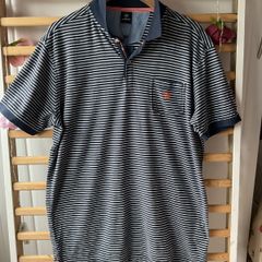 T-shirt Bnwt lerros striped polo Tshirt size large rrp 49 euro