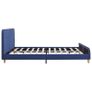 Bed Frame Blue Fabric 180x200 cm 6FT Super King Image 4