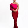 Lollies one-shoulder maxi Dress Image 3