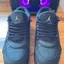 Nike Air Jordan 4 RM Black Cat Size US 10 / EU 44 Excellent Condition Image 8