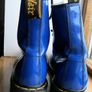Dr Martens Blue Boots 1460W Size 6(39) Image 8