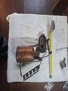 Vintage brass blow torch