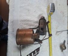 Vintage brass blow torch
