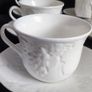 Wedgwood Strawberry and Vine Teacups and Saucers. Image 2