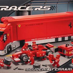Rare - LEGO Racers Scuderia Ferrari Truck Set 8654